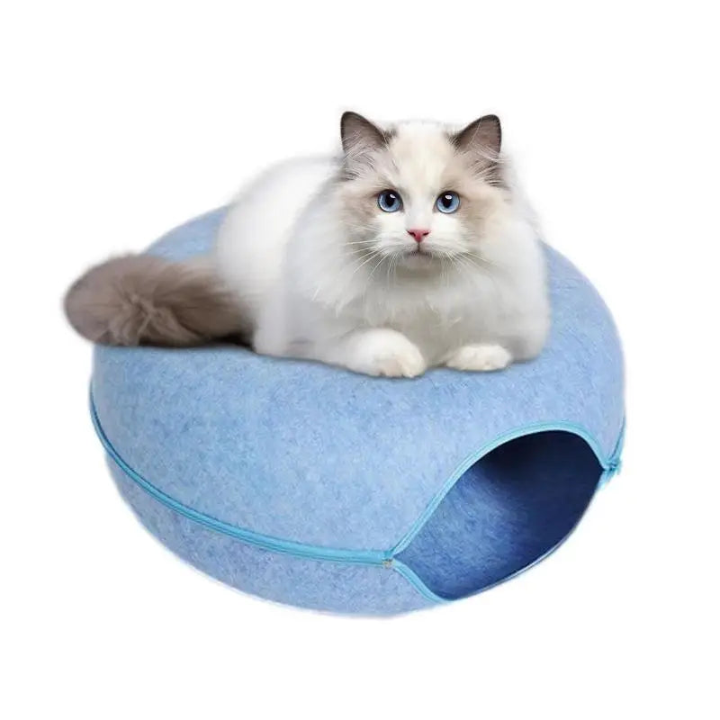 Donut Shaped Cat Tunnel Bed