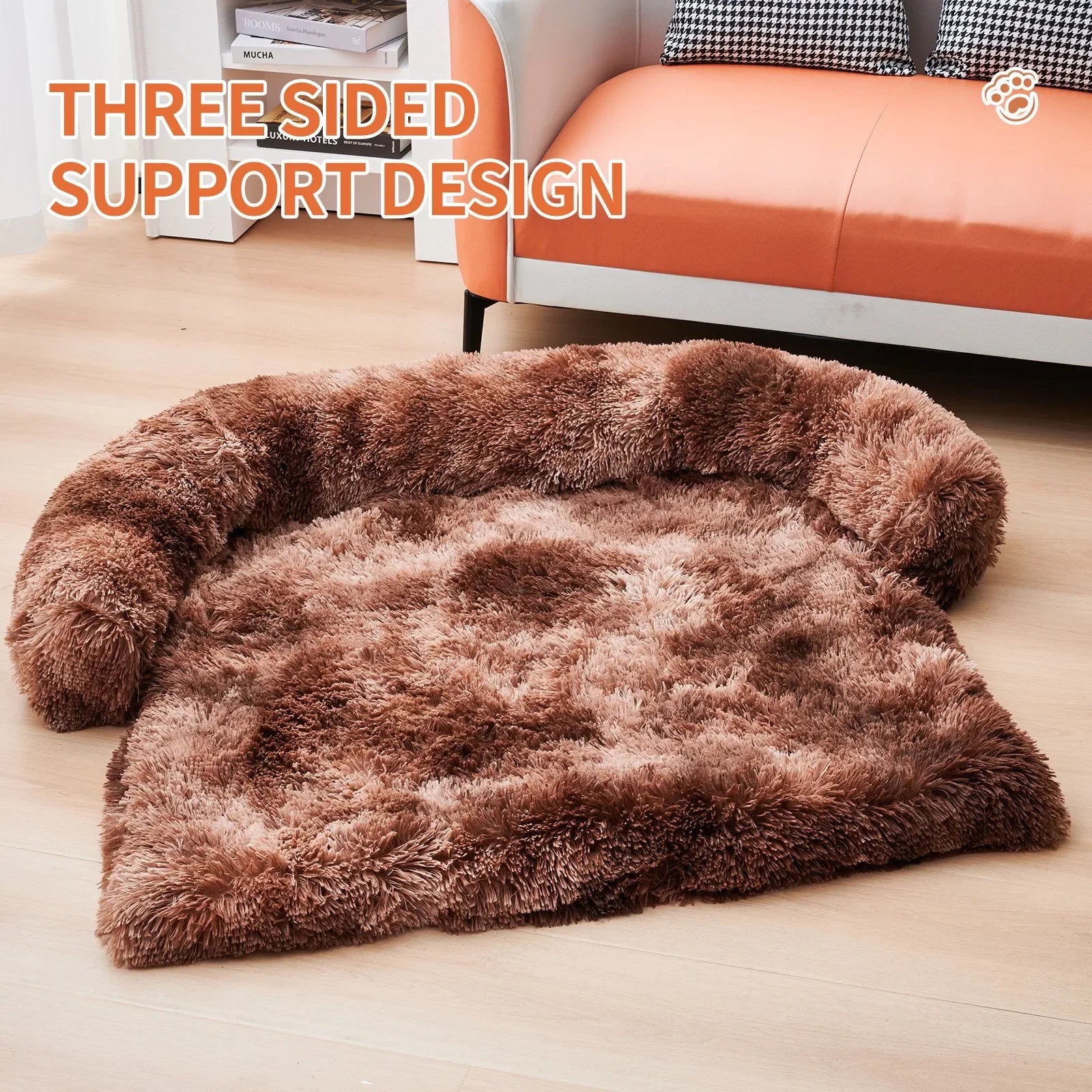 Fluffy Plush Washable Dog Bed